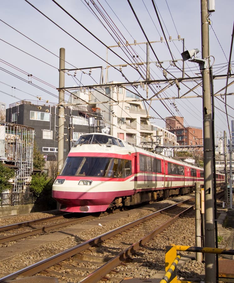 Rail way train cables royalty free stock photography