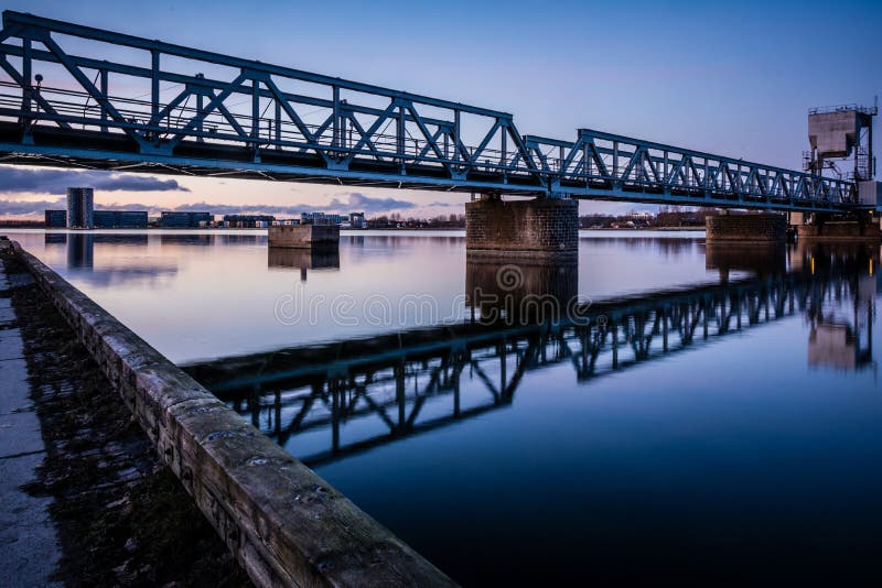 Railroad bridge, Aalborg