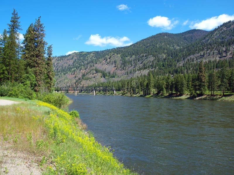 Clark Fork River Missoula, Montana Stock Photo Image of clark