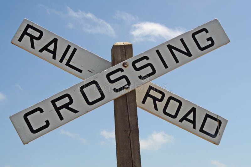 railway crossing sign clipart vinyl