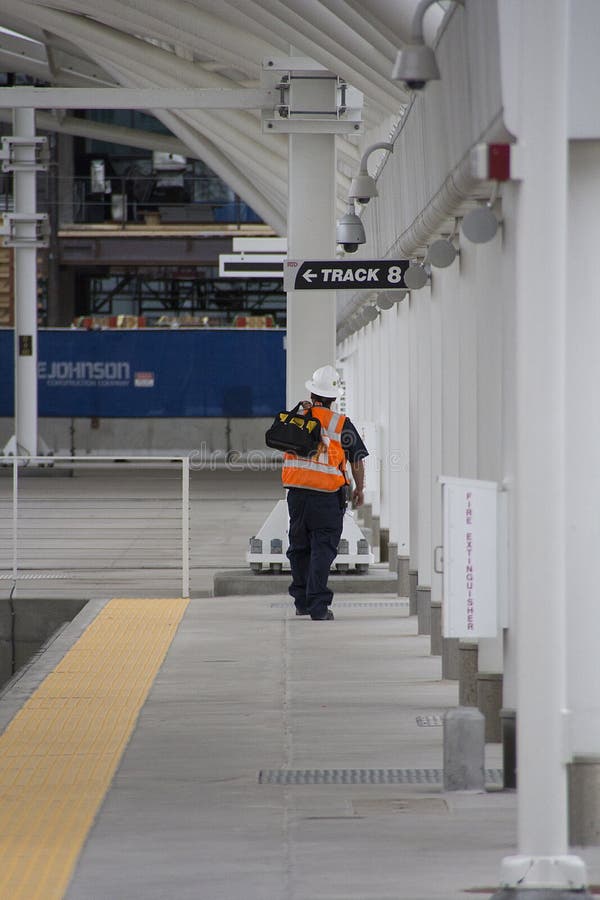 Railroad Technican editorial photo. Image of train, rail 70464366