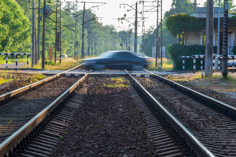 Railroad Tracks and Ground Details Stock Image Image of environment