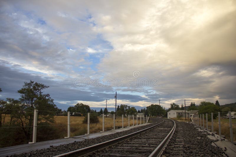 338 Street Near Railroad Tracks Stock Photos Free & RoyaltyFree