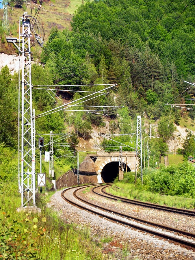 Železnica a tunel