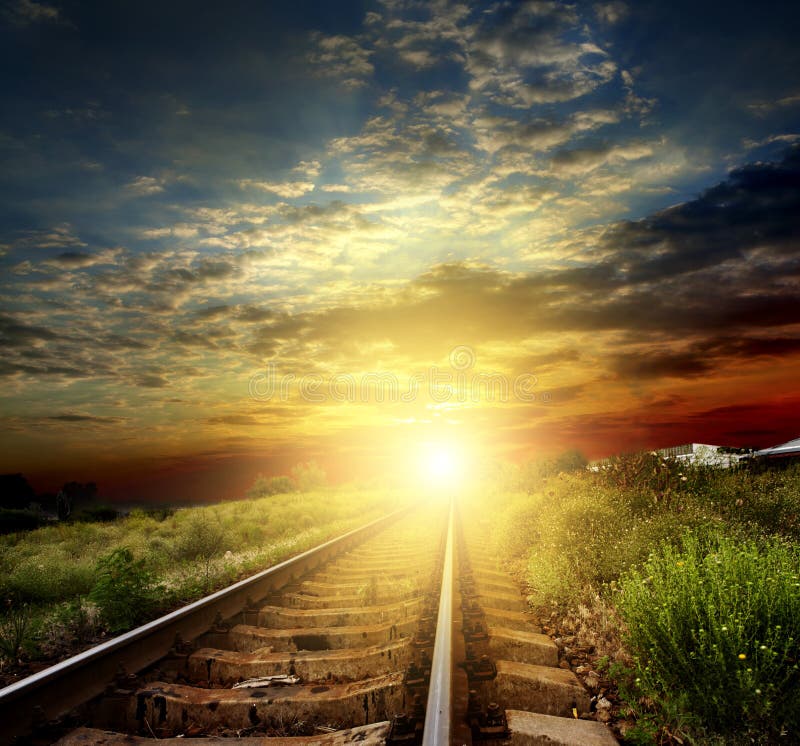 Railway royalty free stock photos