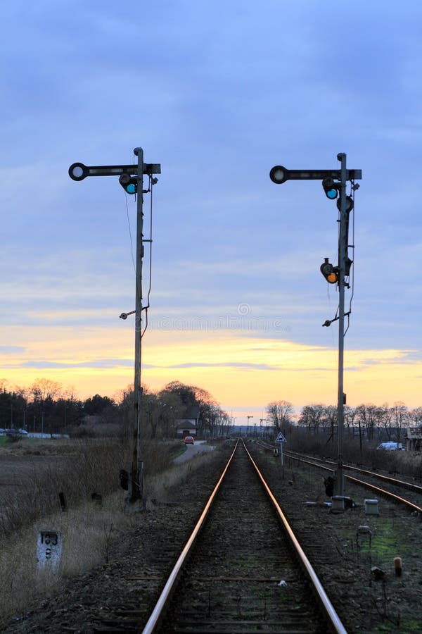 Railway semaphores