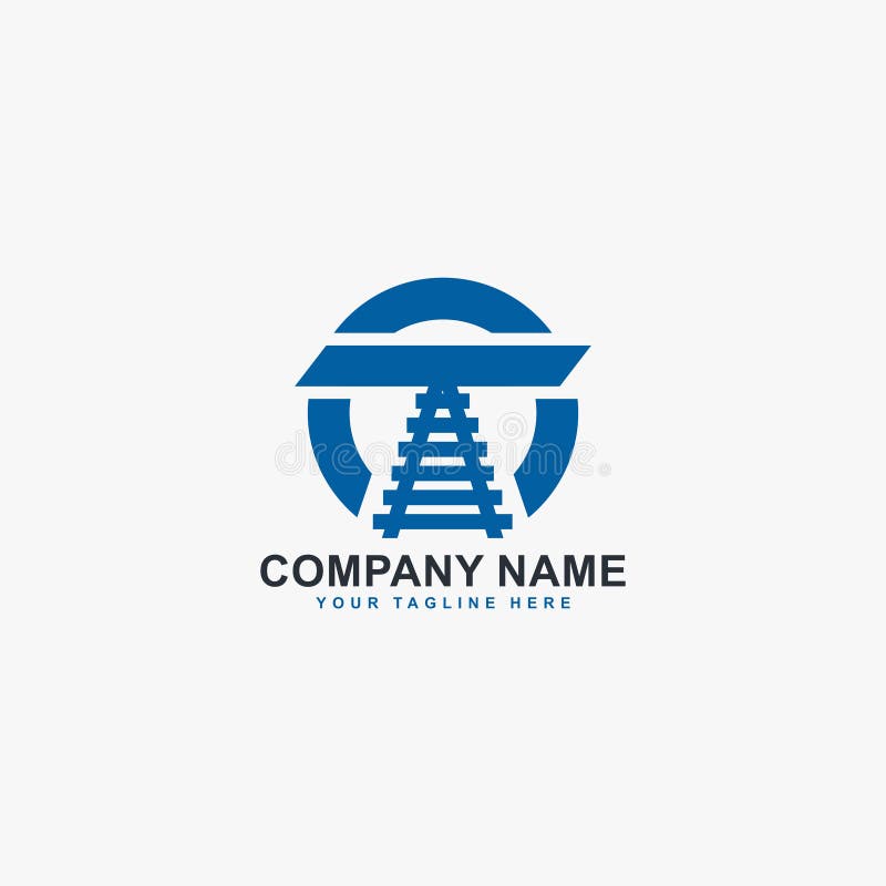 Railway services logo design vector. Abstract monogram letter T sign symbol. Train transport logo design. vector illustration