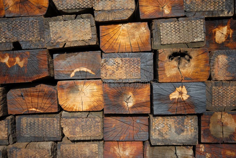 Railway sleepers royalty free stock image Railway sleepers royalty free stock image