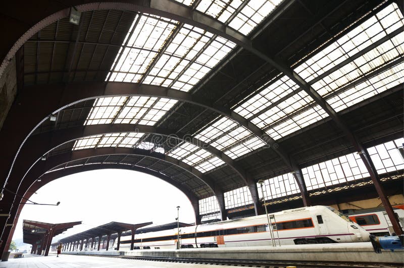 Railway station royalty free stock image