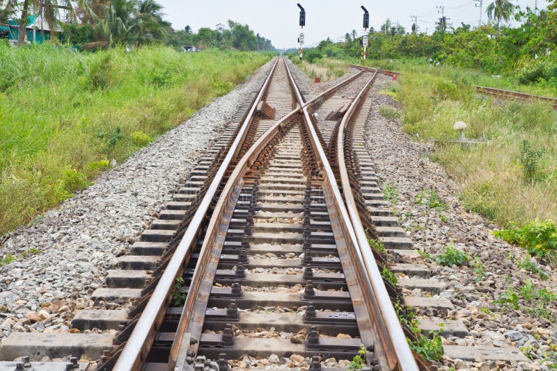 Railway Tracks and Switch