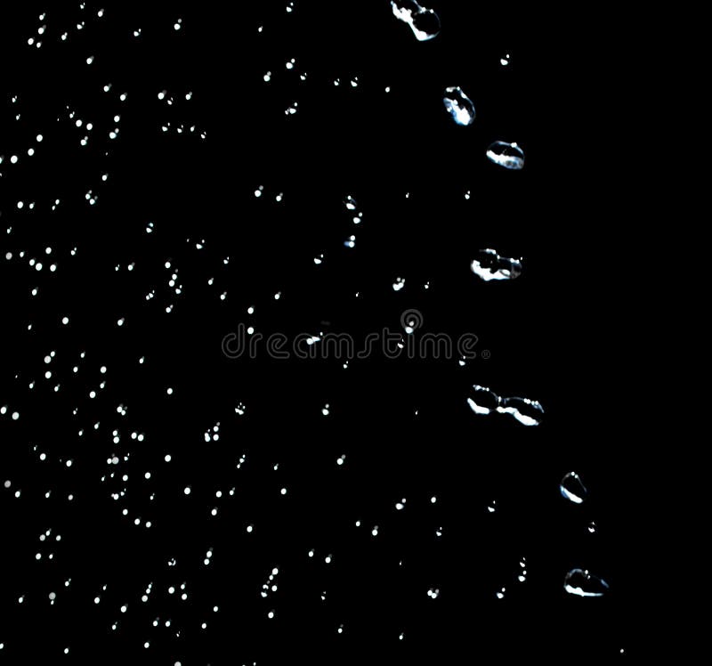 Rain Drops on a Black Background Stock Photo Image of background, weather 101177728
