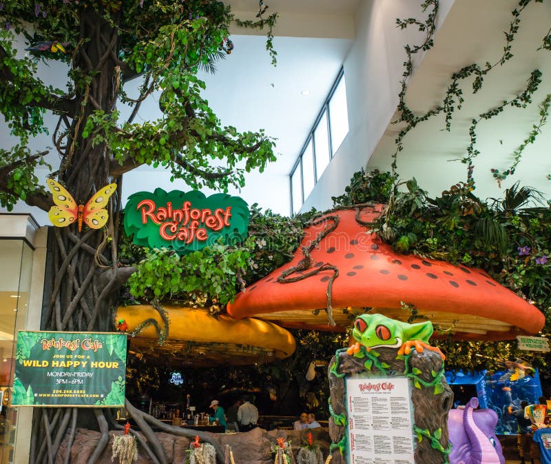 Rain Forest Cafe editorial stock image. Image of travel 54020939