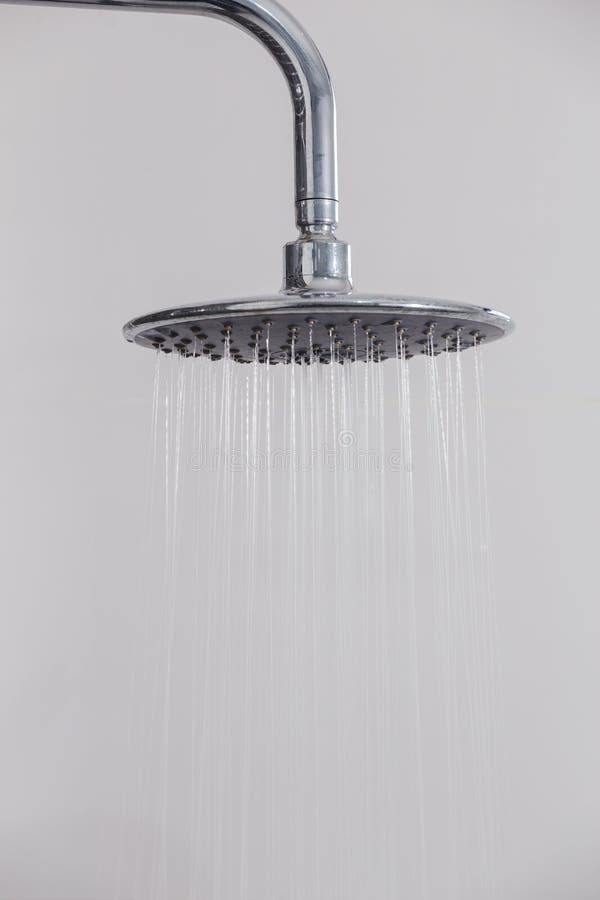 Shower head in bathroom stock image. Image of cleanliness 94213189