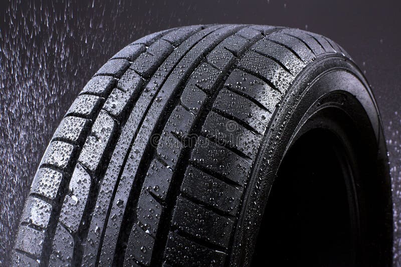 Rain Tyre stock photo. Image of shop, ckssache, lottery 49596496