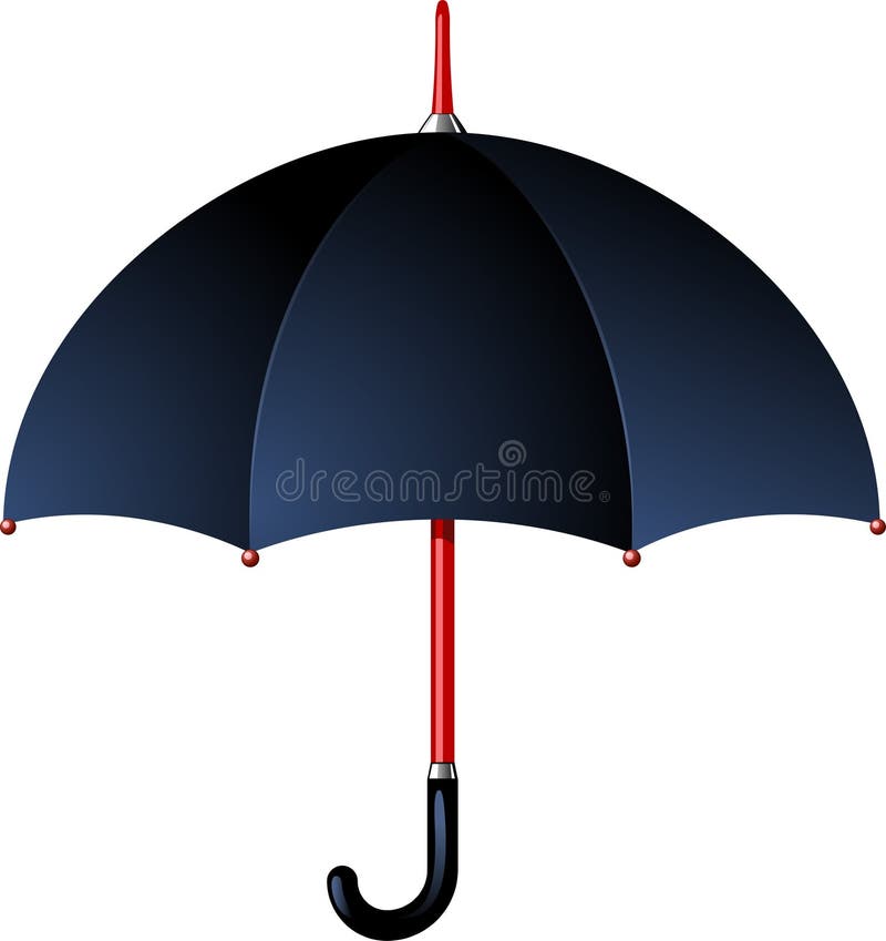 Rain and umbrella stock vector. Illustration of umbrella 11025356