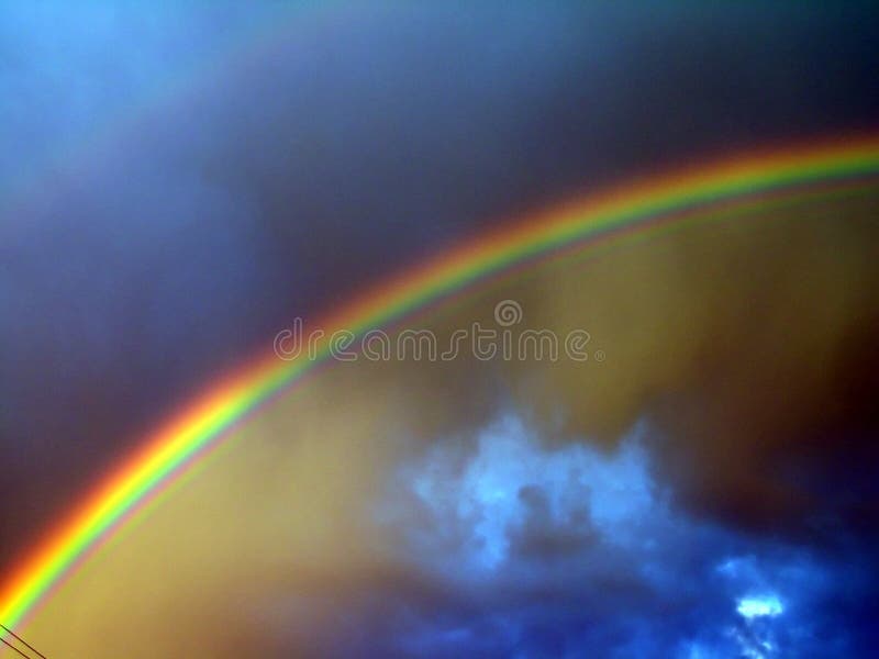 Rainbow Sky stock photo. Image of rainbow, prism, dreamy 194214