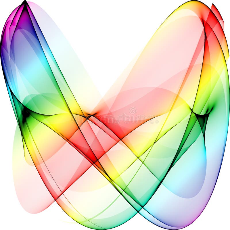 Soft rainbow curves excellent for gay pride
