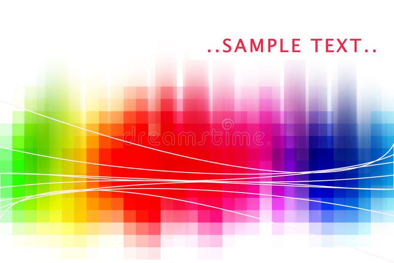 Rainbow abstract stock illustration