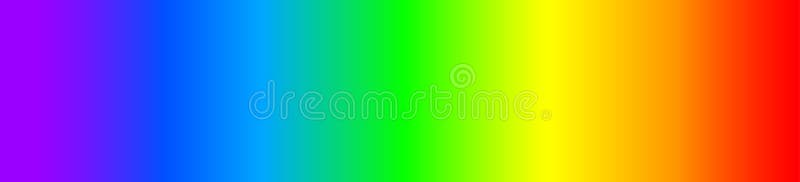 Rainbow abstract gradient background in panorama view - vector royalty free illustration