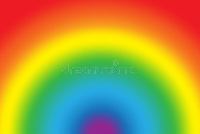 Rainbow arch gradient. Bright color palette. Semicircle spectrum design. Vivid Vector illustration. vector illustration