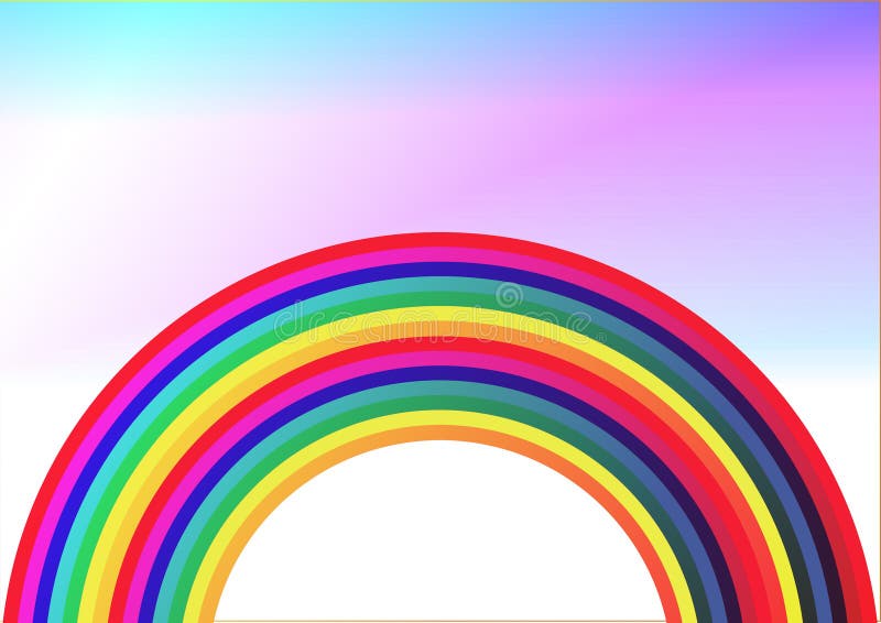 Rainbow stock illustration Illustration of varied mixed 1877346