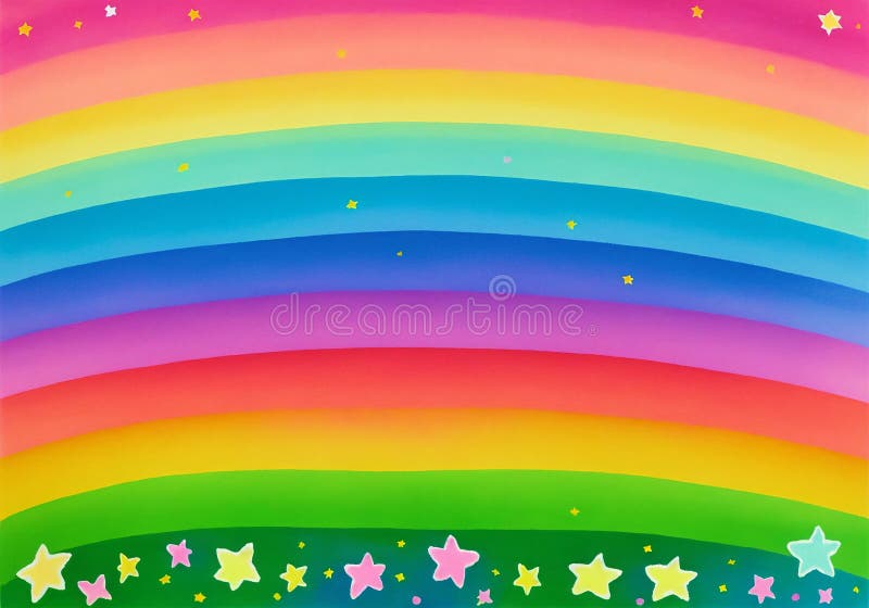 Rainbow background space for your text. Generative AI. vector illustration