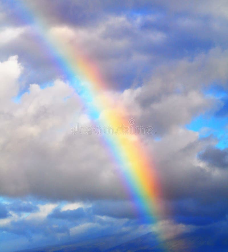 Beautiful Rainbow in Maui Hawaii