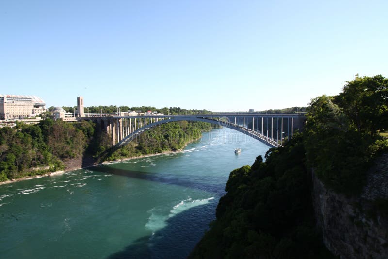 Bridge Niagara in USA Stock Image - Image of york, canada: 151185711