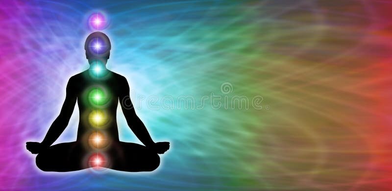 Rainbow Chakra Meditation Website Banner