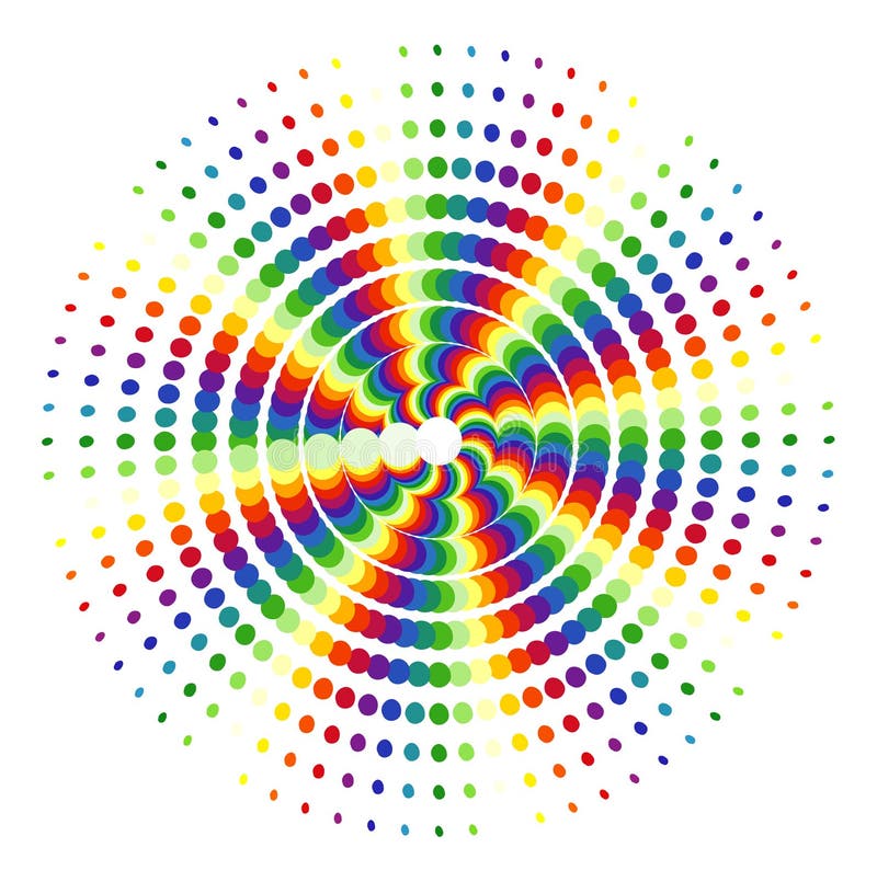 Raster color dots - geometric illustration. Raster color dots - geometric illustration