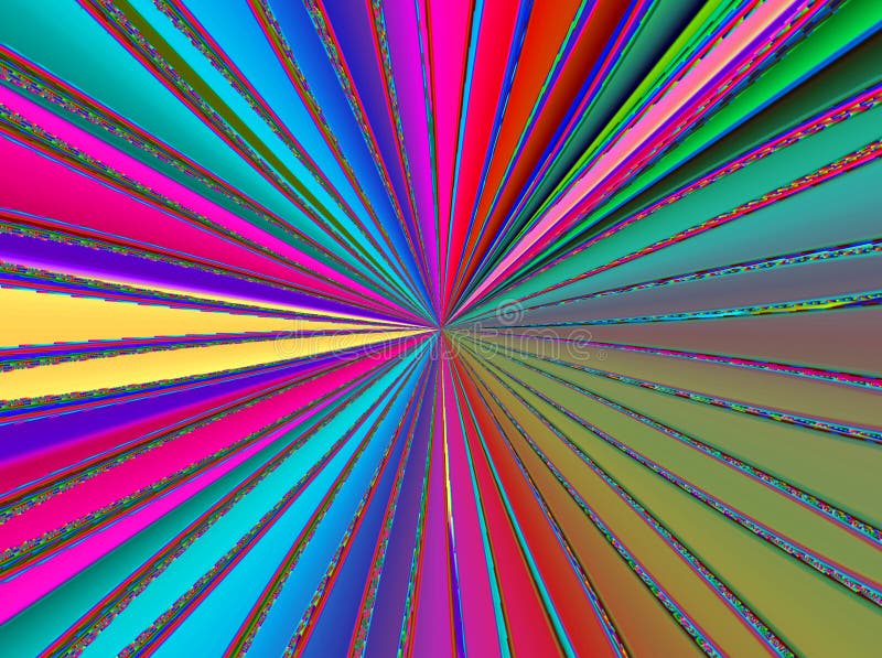 Rainbow Colored Rays Texture Background Stock Illustration