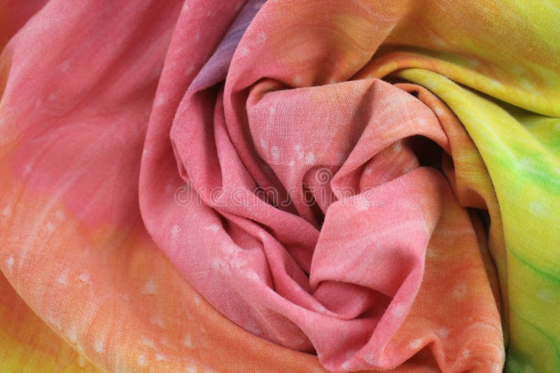 Rainbow Colored Tie Dyed Fabric royalty free stock photo Rainbow Colored Tie Dyed Fabric royalty free stock photo