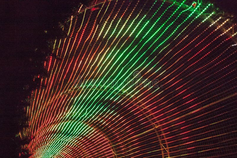 Rainbow of Coloured Lights in an Arch Stock Photo Image of kings
