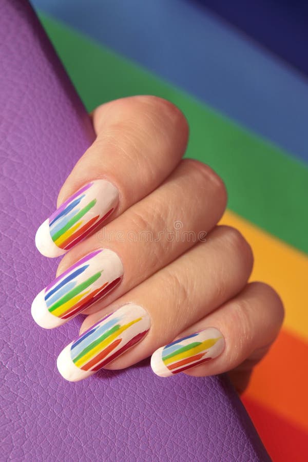 Rainbow Nails