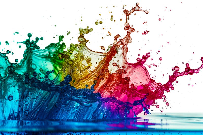 Rainbow Explosion Celebrates Diversity. Vibrant Colors Burst with