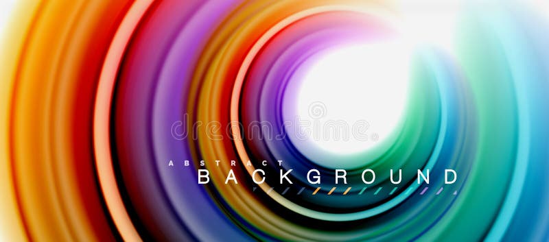 Rainbow fluid abstract swirl shape, twisted liquid colors design, colorful marble or plastic wavy texture background vector illustration Rainbow fluid abstract swirl shape, twisted liquid colors design, colorful marble or plastic wavy texture background vector illustration