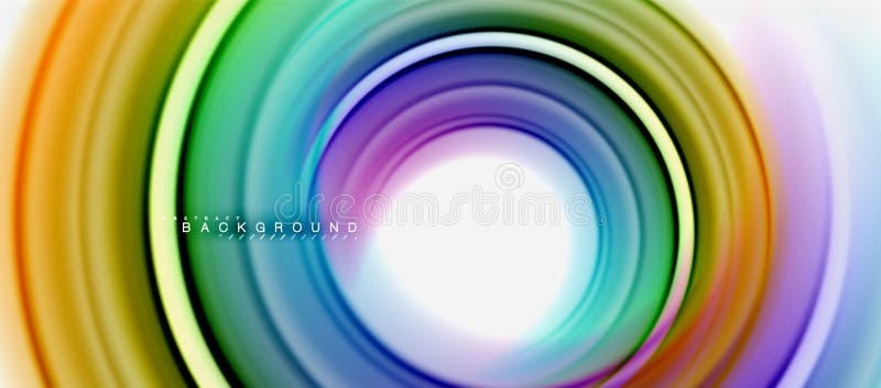 Rainbow fluid abstract swirl shape, twisted liquid colors design, colorful marble or plastic wavy texture background royalty free illustration Rainbow fluid abstract swirl shape, twisted liquid colors design, colorful marble or plastic wavy texture background royalty free illustration