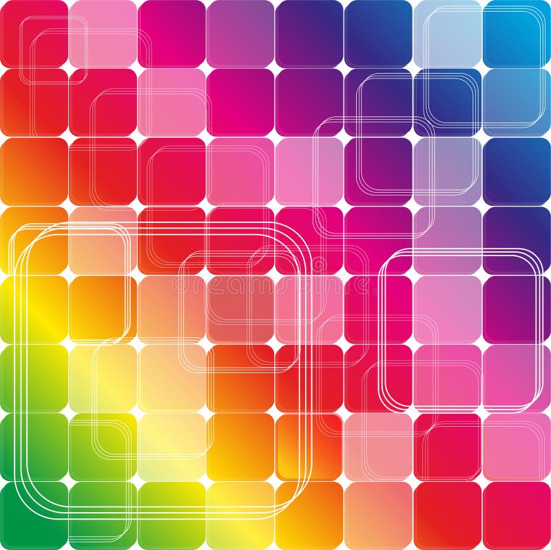 Rainbow Forms Color Illustration Stock Illustration Illustration of