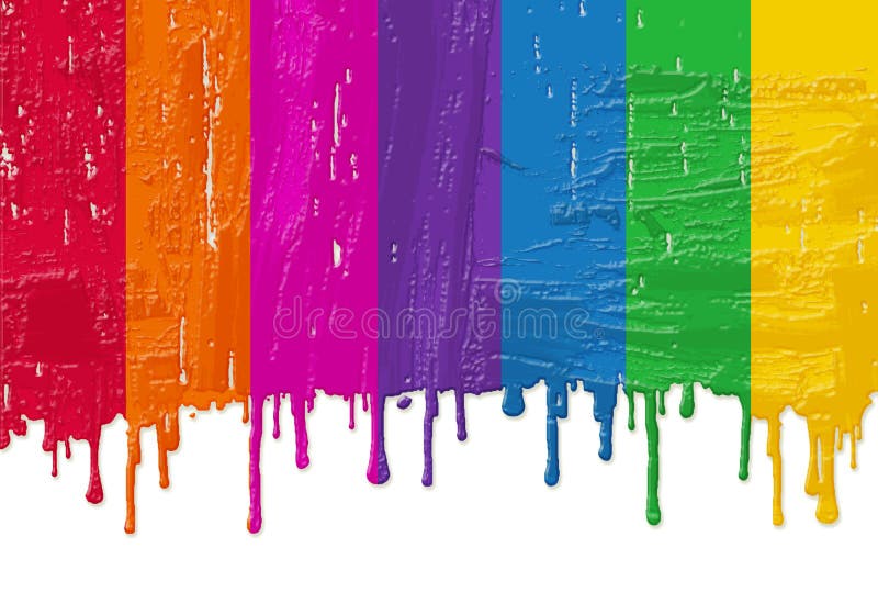 Rainbow Paint Drips Stock Illustrations 1,968 Rainbow Paint Drips