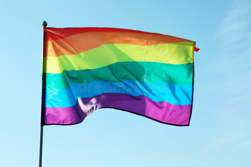 blue and black gay flag