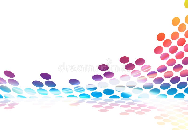 A graphic audio waveform illustration with rainbow coloring. A graphic audio waveform illustration with rainbow coloring.