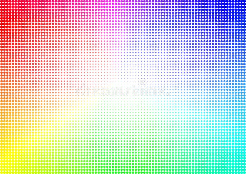 Rainbow Halftone dots geometric background royalty free illustration Rainbow Halftone dots geometric background royalty free illustration