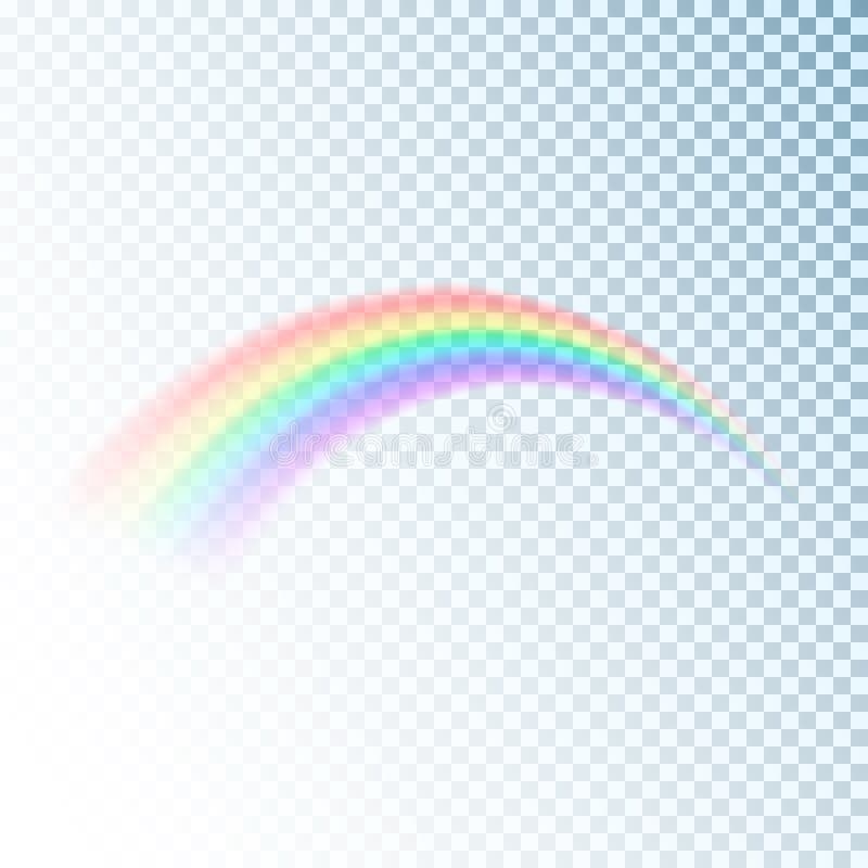 Rainbow icon. Colorful light and bright design element for decorative. Abstract rainbow image. Vector illustration isolated on tra vector illustration Rainbow icon. Colorful light and bright design element for decorative. Abstract rainbow image. Vector illustration isolated on tra vector illustration