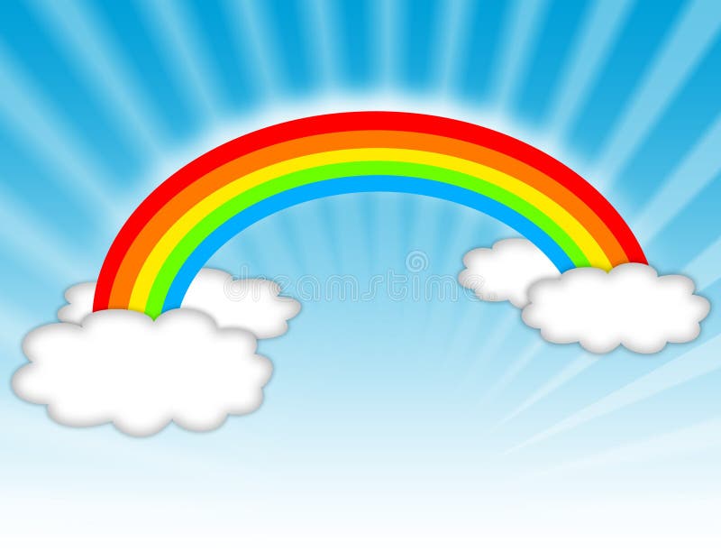 Rainbow illustration royalty free illustration Rainbow illustration royalty free illustration
