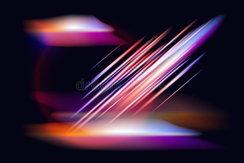 Rainbow Light Flare Effects, 3d Diamond Prism Sparkles vector illustration