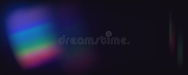 Rainbow Light Flare Effects, 3d Diamond Prism Sparkles royalty free illustration