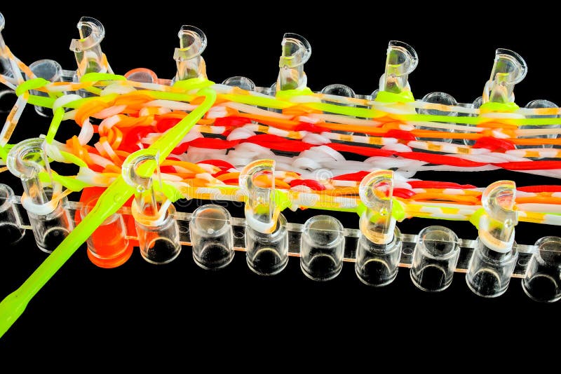 Rubber band colors rainbow loom hi-res stock photography and images - Alamy