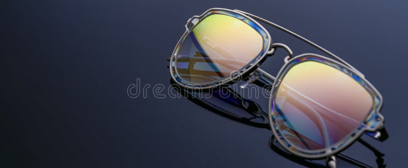 dark mirrored sunglasses
