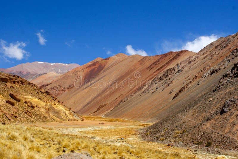 The Rainbow Mountain Of 7 Colors, Jujuy, Argentina Stock Image - Image
