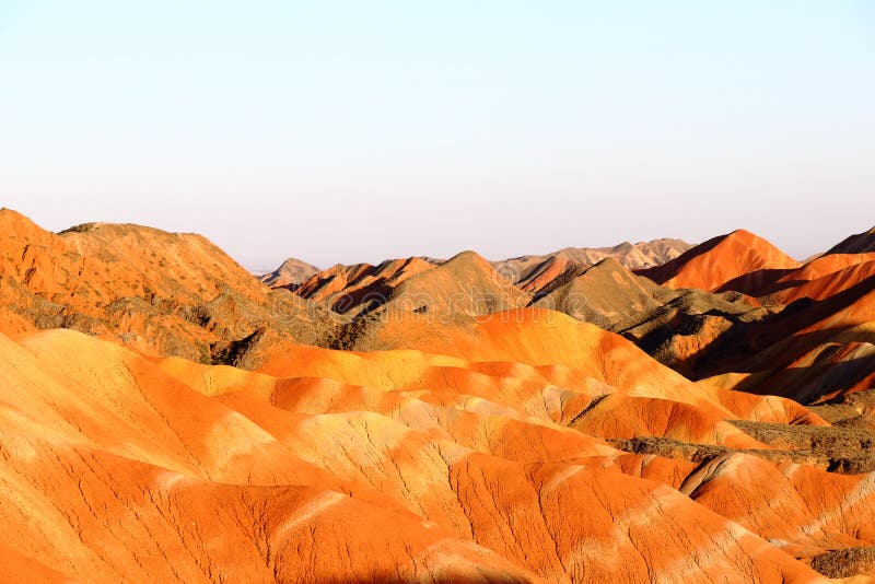 Rainbow Mountains, Zhangye Danxia Landform Geological Park, Gansu, China